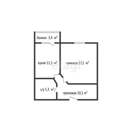 
   Продам 1-комнатную, 43.8 м², Таманская ул, 159/2

. Фото 14.