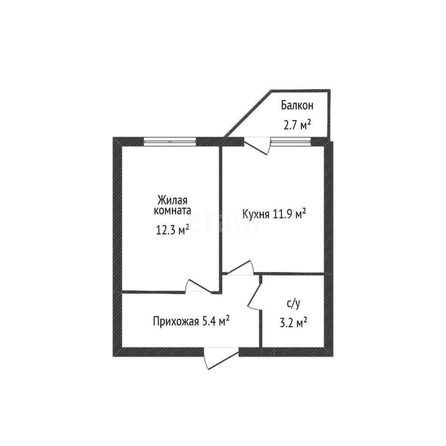 
   Продам 1-комнатную, 32.5 м², Тургенева ул, 25Р/7

. Фото 1.