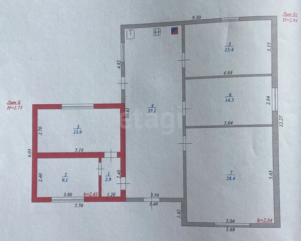 
   Продам дом, 128 м², Краснодар

. Фото 12.