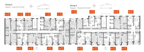 
  Продается студия, 24.75 м², ЖК Все Свои VIP, литера 3
. Фото 1.