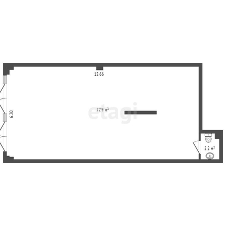 
   Продам помещение свободного назначения, 80.1 м², Западный Обход ул, 65/1

. Фото 8.