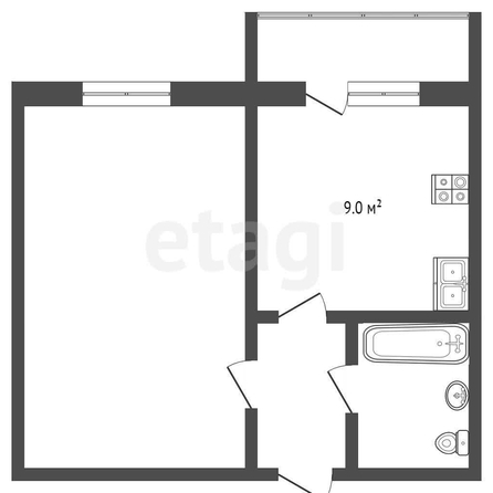 
   Продам 1-комнатную, 35.1 м², Котлярова Н.С. ул, 17

. Фото 49.