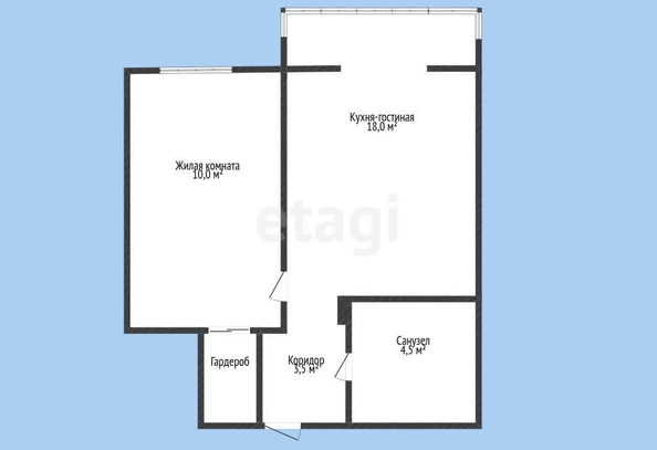 
   Продам 1-комнатную, 37 м², Душистая ул, 30/1

. Фото 17.