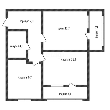 
   Продам 2-комнатную, 47 м², Героя Ростовского ул, 8/1

. Фото 1.