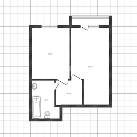 
   Продам 1-комнатную, 36.7 м², Позднякова ул, 2/21

. Фото 6.