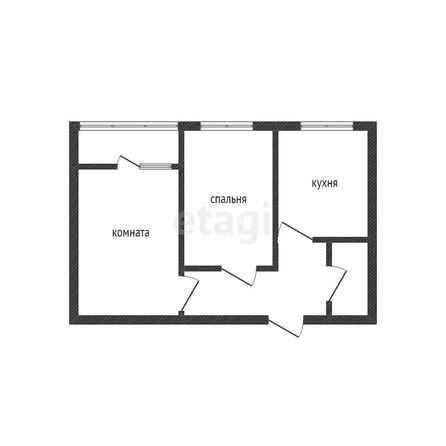 
   Продам 2-комнатную, 50.6 м², Жириновского ул, 1

. Фото 7.