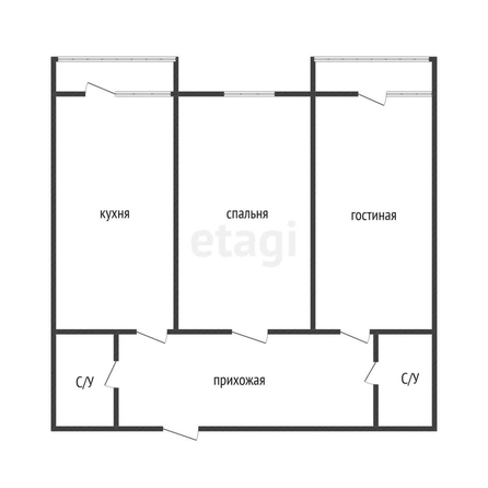 
   Продам 2-комнатную, 61 м², Евгении Жигуленко ул, 3

. Фото 12.