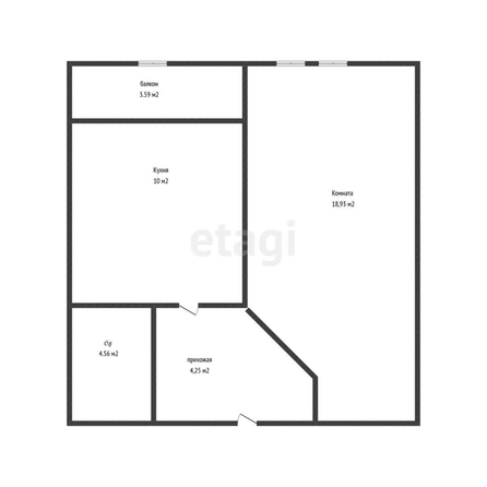 
   Продам 1-комнатную, 37.3 м², Мурата Ахеджака ул, 10а

. Фото 7.