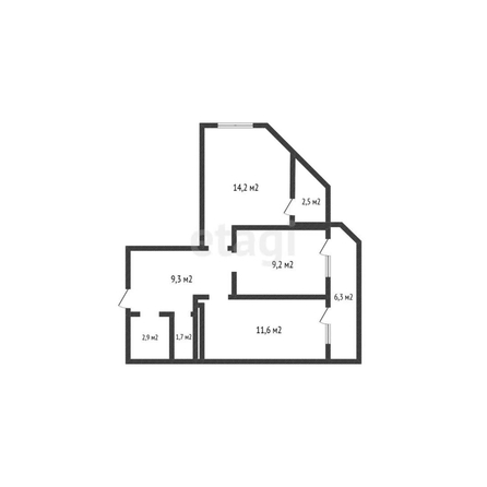 
   Продам 2-комнатную, 48.9 м², Таманская ул, 153/2

. Фото 24.