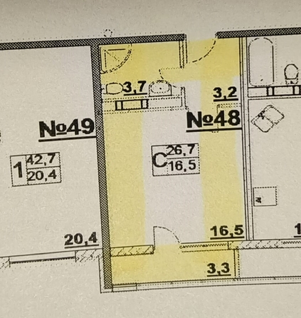 
  Продается студия, 26 м², Владимирская ул, д. 108к1
. Фото 2.