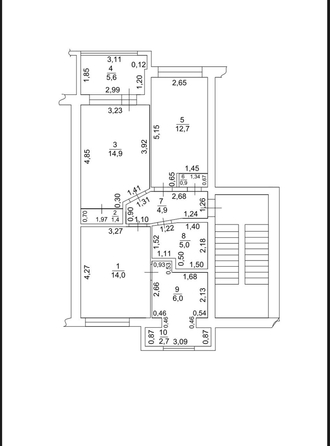 
  Продается 3-комн. квартира, 65 м², Парус мкр
. Фото 5.