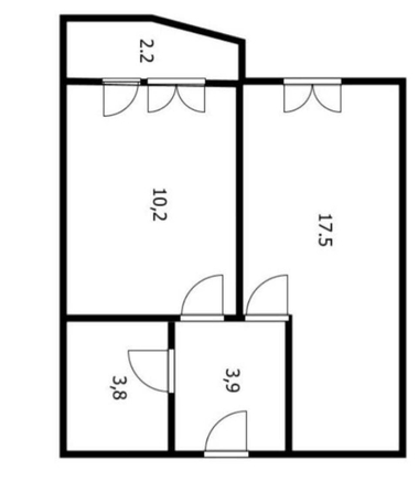 
  Продается 1-комн. квартира, 38 м², Ленина ул, д. 180к1
. Фото 18.