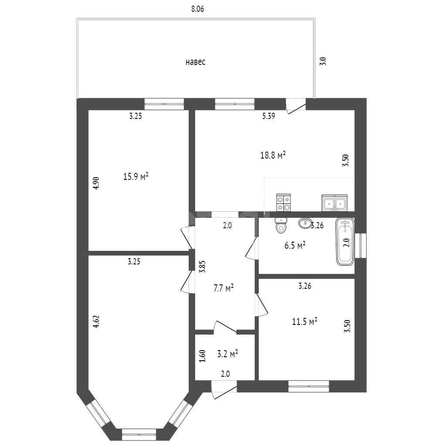 
  Продается дом, 86 м², хутор Красный
. Фото 14.