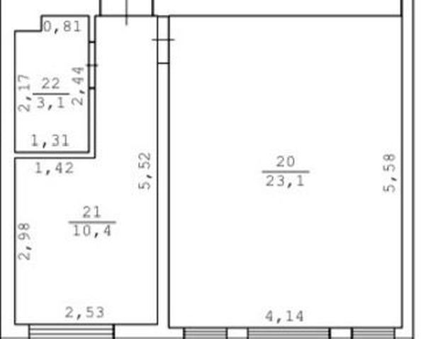 
  Продается 1-комн. квартира, 29 м², Шевченко ул, д. 252
. Фото 13.