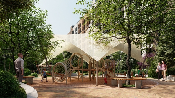 
  Продается 3-комн. квартира, 65.65 м², ЖК Зеленая территория, литера 1.1
. Фото 19.