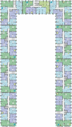 
  Продается 3-комн. квартира 77.1 м², в ЖК Зеленая территория, литера 1.2. Фото 3.