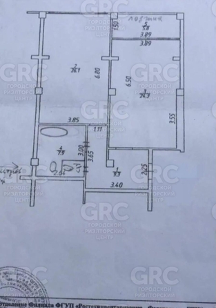 
  Продается 2-комн. квартира, 75 м², Рахманинова пер, д. 39/12
. Фото 17.