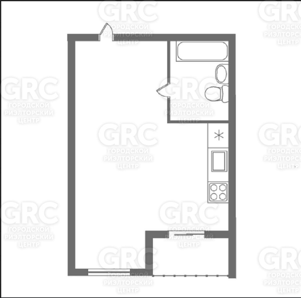 
  Продается студия, 21.5 м², Клубничная ул, д. 32ж
. Фото 2.
