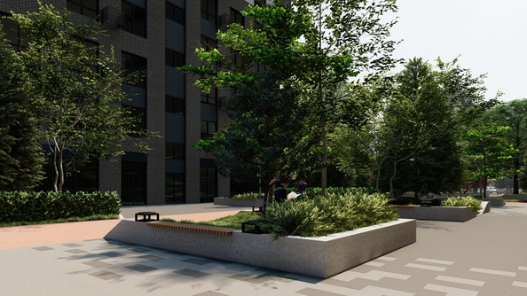 
  Продается 1-комн. квартира, 37.64 м², ЖК Зеленая территория, литера 1.2
. Фото 36.