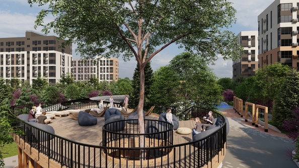 
  Продается 1-комн. квартира, 37.64 м², ЖК Зеленая территория, литера 1.2
. Фото 38.