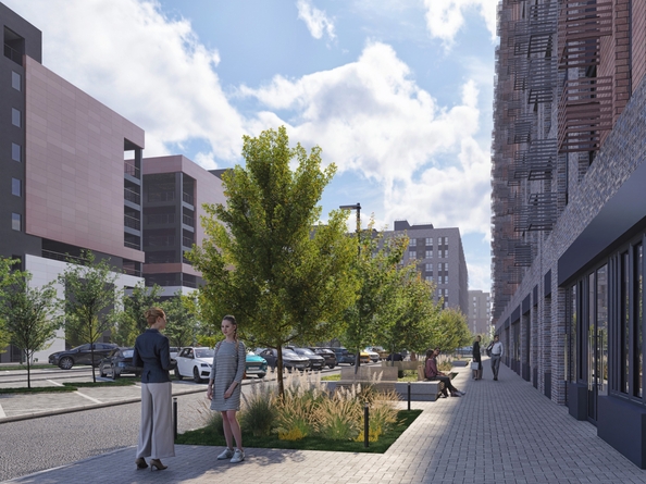 
  Продается 1-комн. квартира 37.51 м², в ЖК Зеленая территория, литера 1.3. Фото 5.