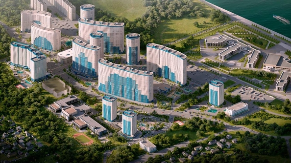 
  Продается 1-комн. квартира 39.4 м², в ЖК Фонтаны, литер 23. Фото 2.