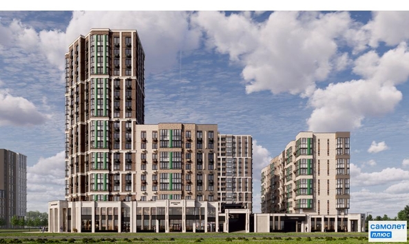 
  Продается 1-комн. квартира 37.3 м², в ЖК Парковый, литер 1. Фото 2.