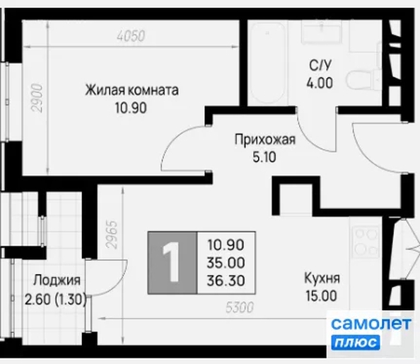 
  Продается 1-комн. квартира 36.3 м², в ЖК На Высоком берегу, дом 1. Фото 13.