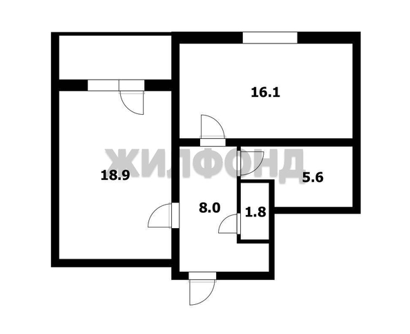 
  Продается 1-комн. квартира 50.4 м². Фото 17.