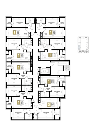 
  Продается 1-комн. квартира 38.1 м², в ЖК На Высоком берегу, дом 1. Фото 20.