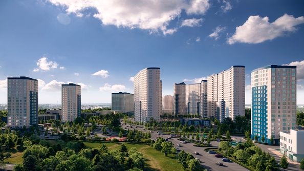 
  Продается 1-комн. квартира 38.4 м², в ЖК Фонтаны, литер 21. Фото 1.