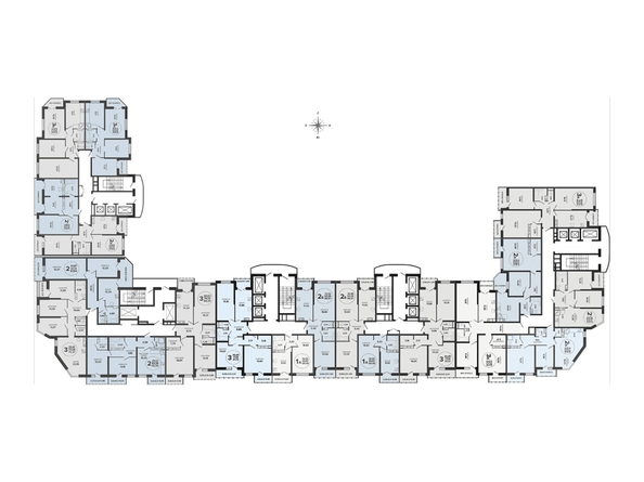
  Продается 3-комн. квартира 83.3 м², в ЖК Гулливер, литер 1. Фото 2.
