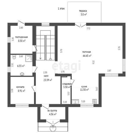 
  Продается коттедж 190 м². Фото 30.