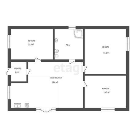 
  Продается дом 72.8 м². Фото 27.