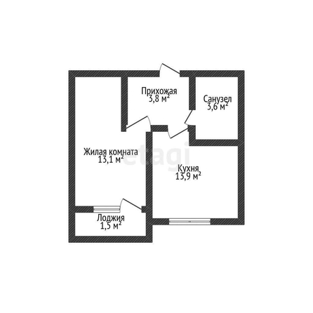 
  Продается 1-комн. квартира 32.9 м². Фото 13.