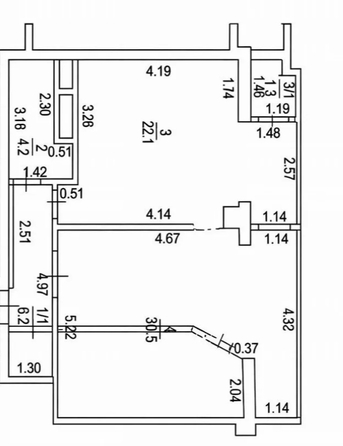 
  Продается 1-комн. квартира 63 м². Фото 7.