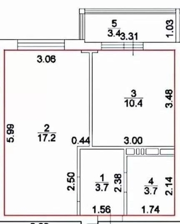 
  Продается 1-комн. квартира 35 м². Фото 22.