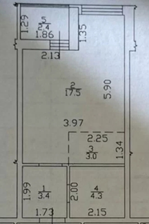 
  Продается 1-комн. квартира 30 м². Фото 22.