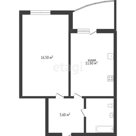 
  Продается 1-комн. квартира 34 м². Фото 7.