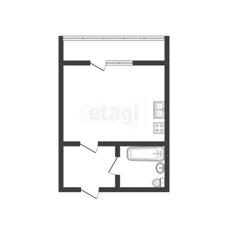 
  Продается студия 24.2 м². Фото 1.