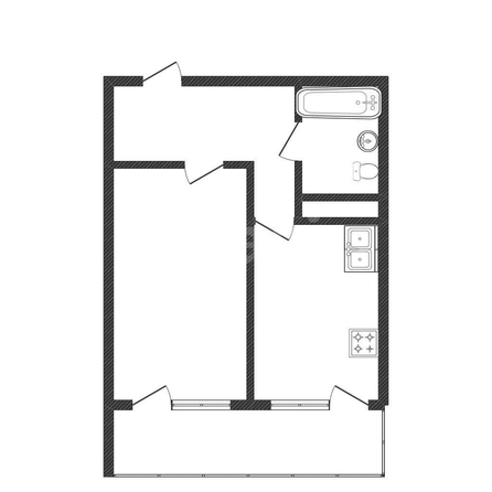 
  Продается 1-комн. квартира 38.3 м². Фото 1.