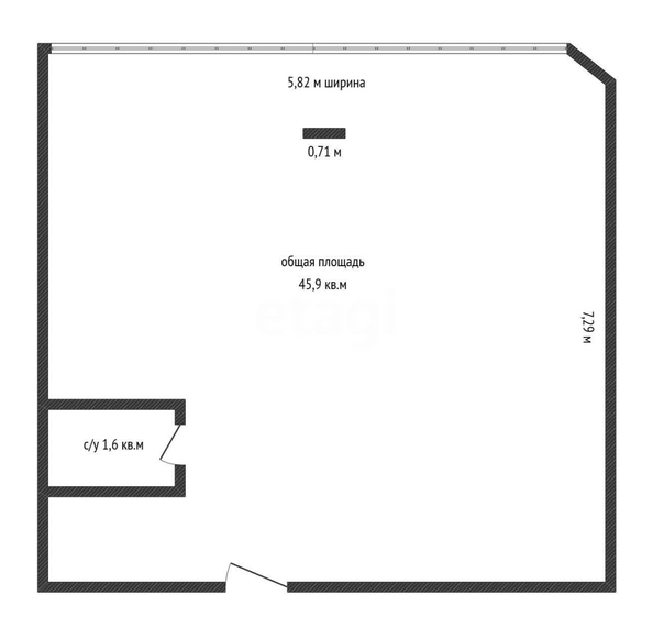 
  Продается 1-комн. квартира 37.6 м², в ЖК Губернский, литера 2. Фото 2.