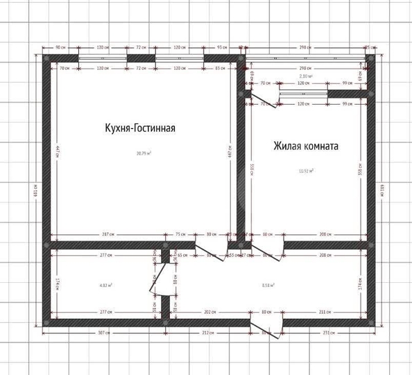 
  Продается 1-комн. квартира 45 м². Фото 1.