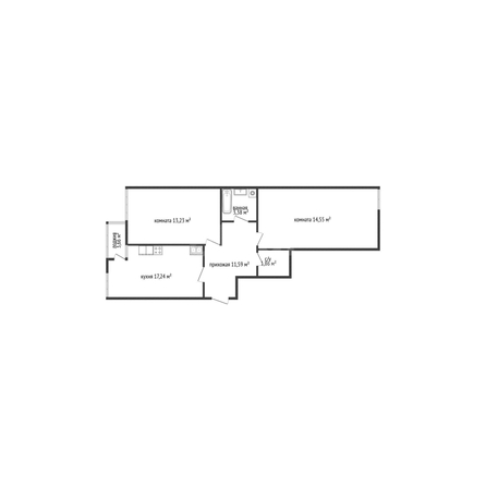 
  Продается 2-комн. квартира 61.9 м². Фото 4.