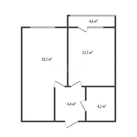 
  Продается 1-комн. квартира 39.3 м². Фото 1.