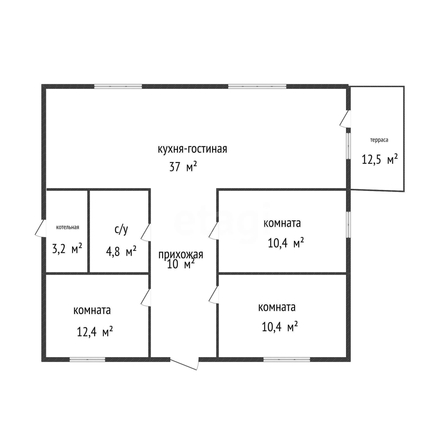
  Продается дом 109 м². Фото 1.