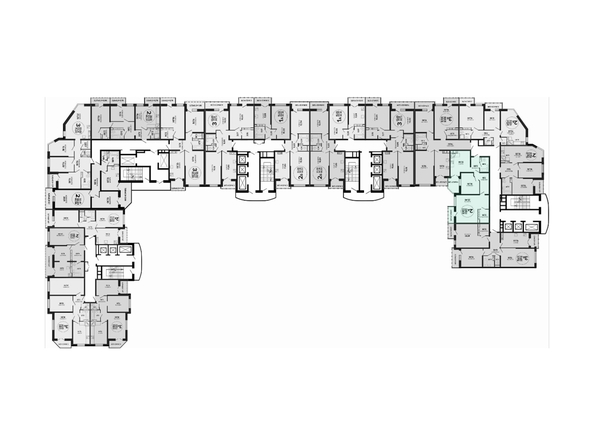
  Продается 2-комн. квартира 68.83 м², в ЖК Гулливер, литер 3. Фото 2.