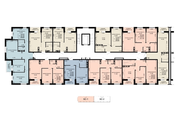 
   Продам 2-комнатную, 50.53 м², Скандинавская ул, 1к6

. Фото 1.