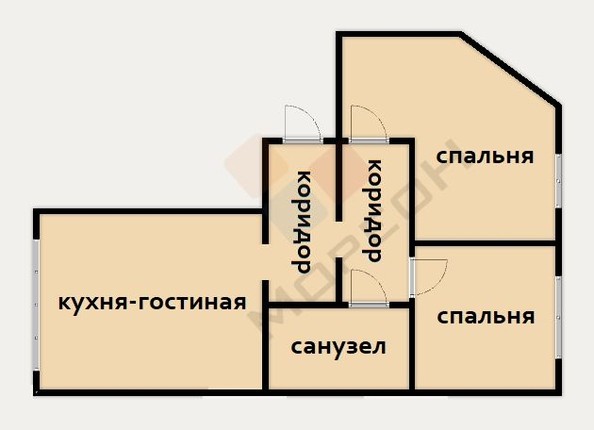 
   Продам 2-комнатную, 83 м², Рахманинова С.В. ул, 21 к2

. Фото 2.