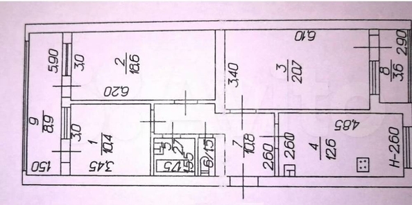 
  Продается 3-комн. квартира, 77.3 м², Школьный пер
. Фото 13.
